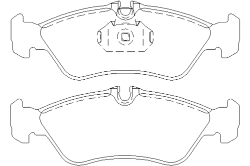 Колодки дисковые задние MINTEX MDB3013