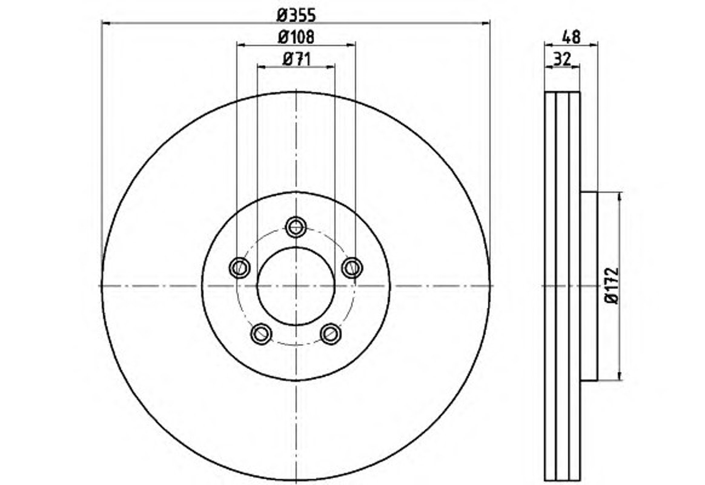 Диск тормозной MINTEX MDC2111