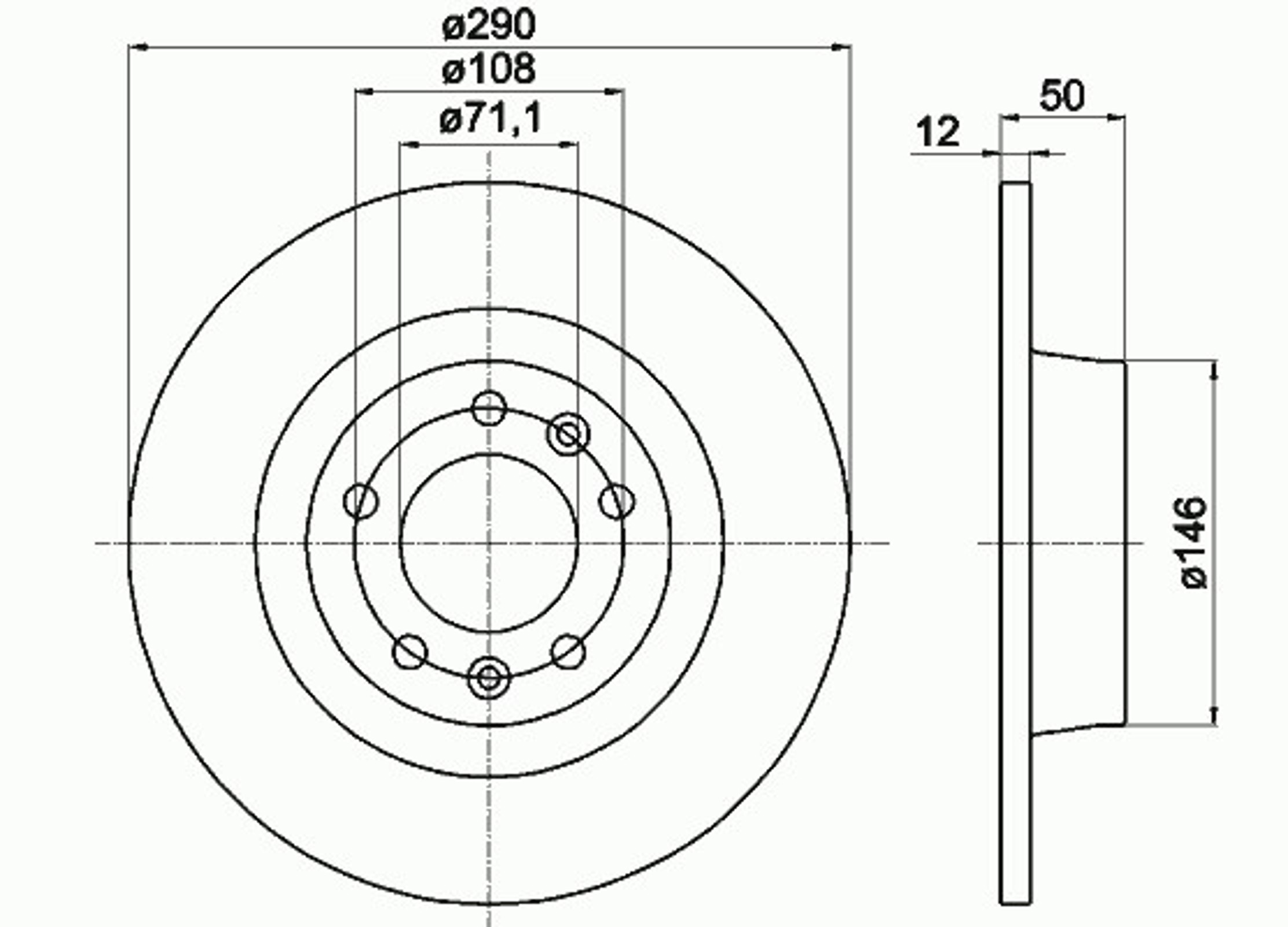 Диск тормозной MINTEX MDC2193