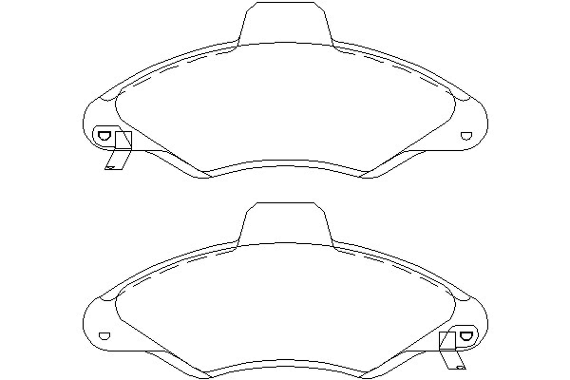 Комплект тормозов дисковый тормозной механизм MINTEX MDK0044