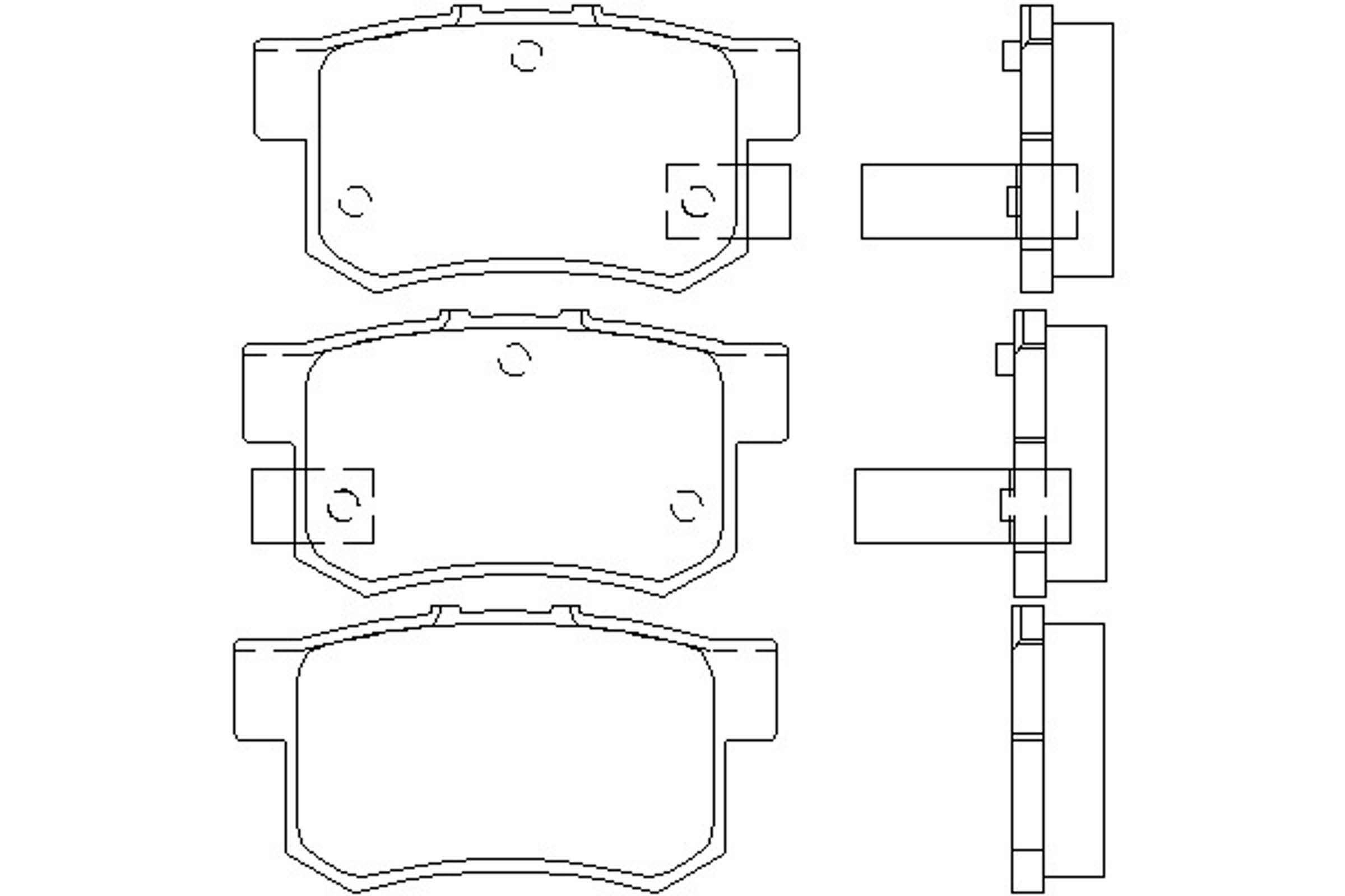 Комплект тормозов дисковый тормозной механизм MINTEX MDK0054