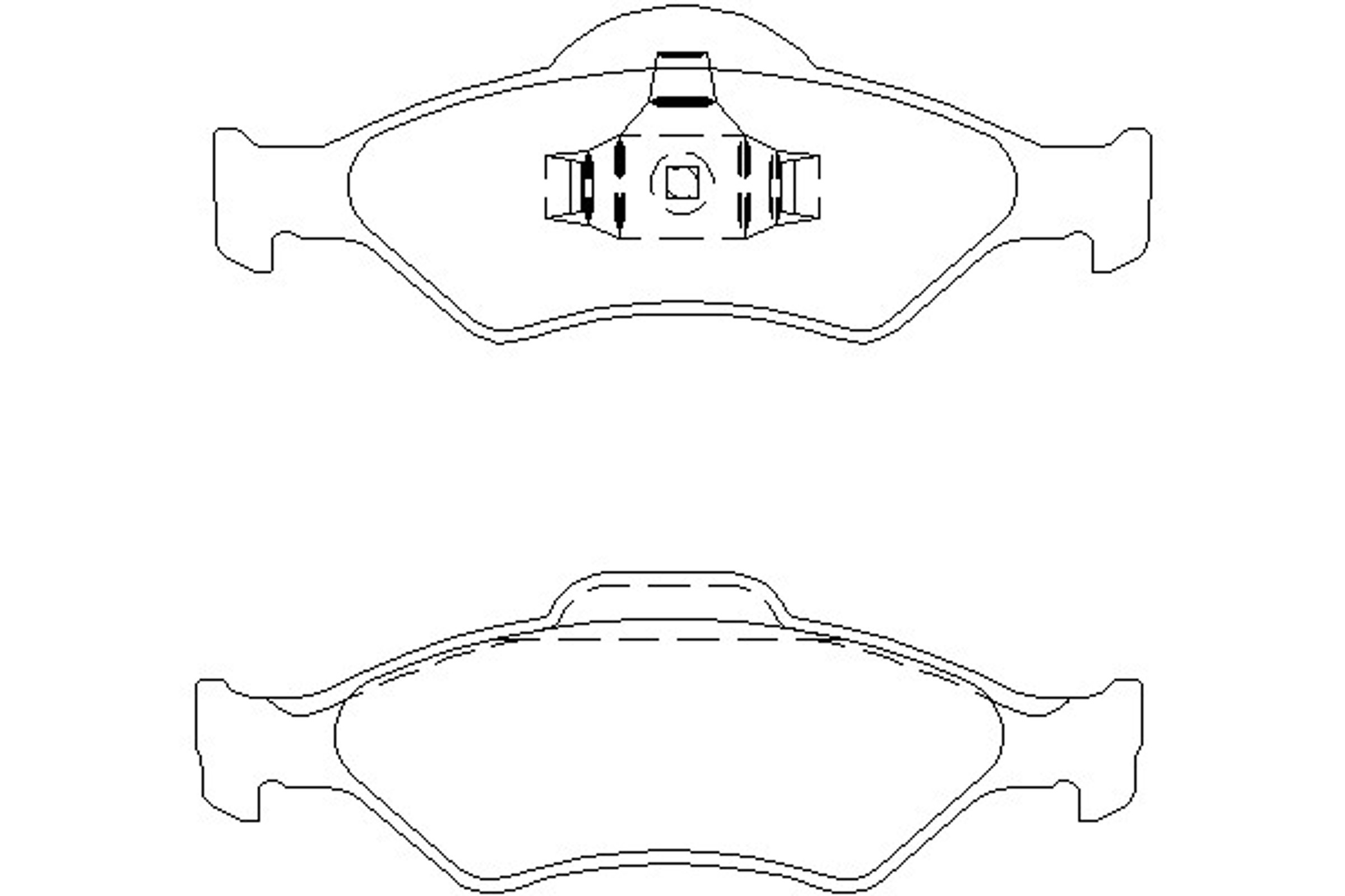 Комплект тормозов дисковый тормозной механизм MINTEX MDK0202