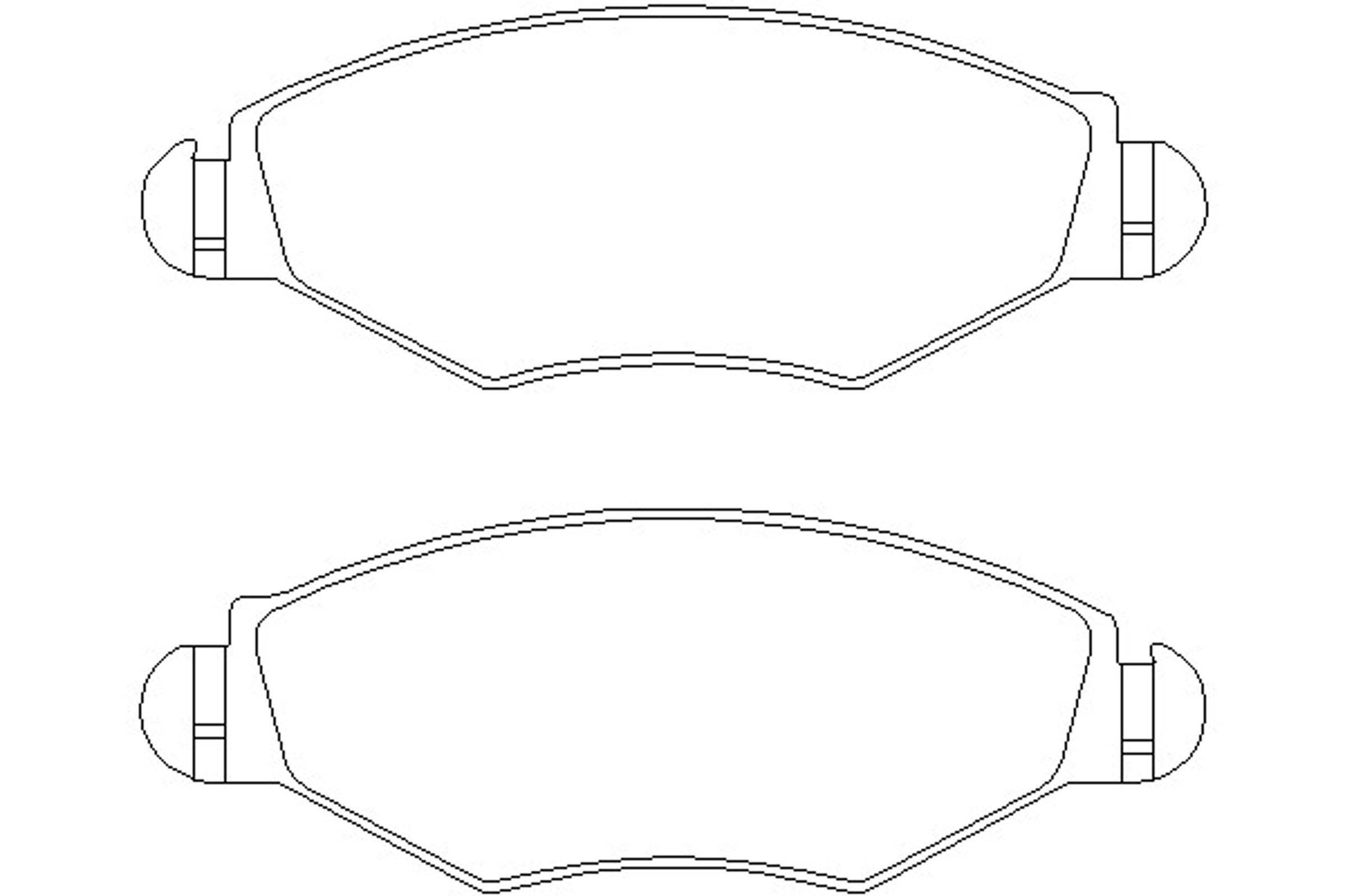 Комплект тормозов дисковый тормозной механизм MINTEX MDK0208
