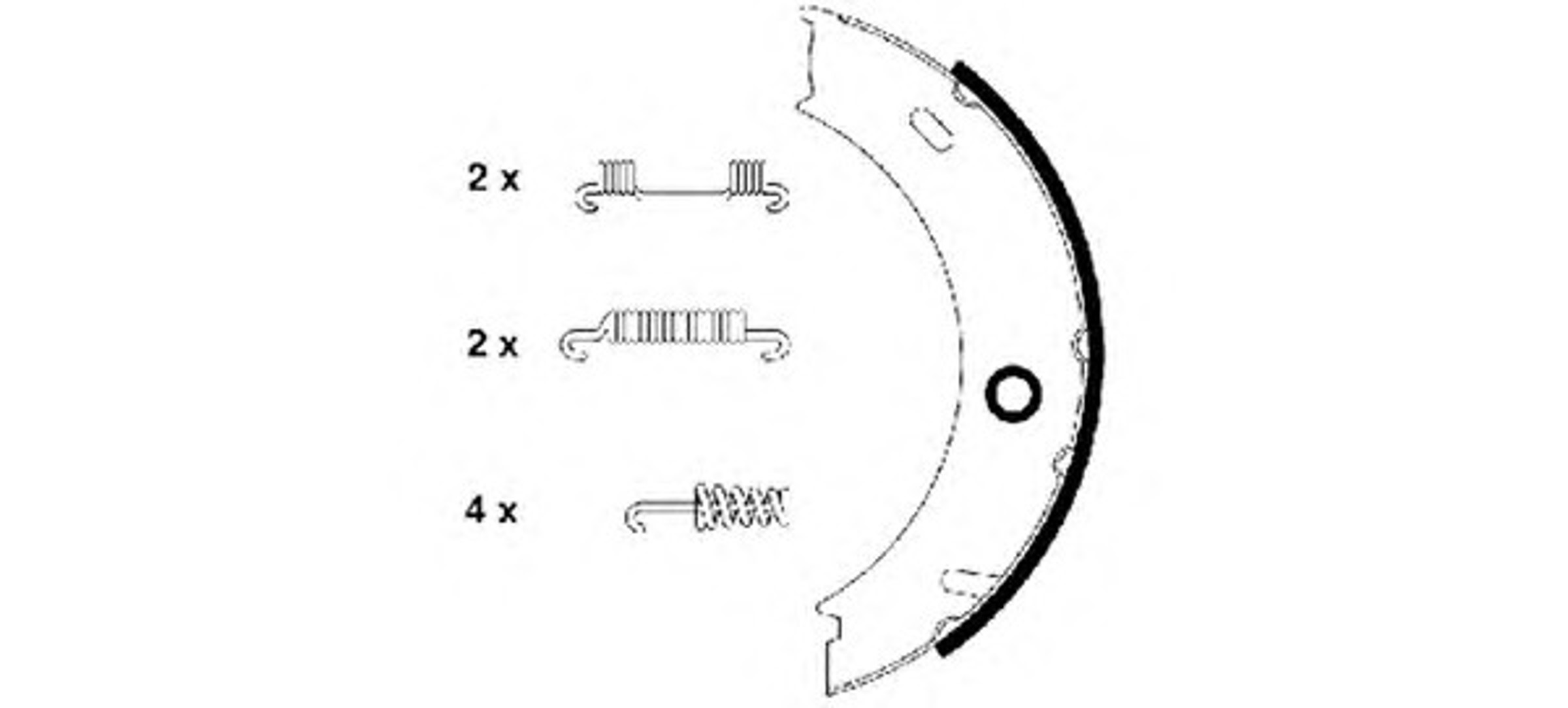 Комплект тормозных колодок стояночная тормозная система MINTEX MFR498