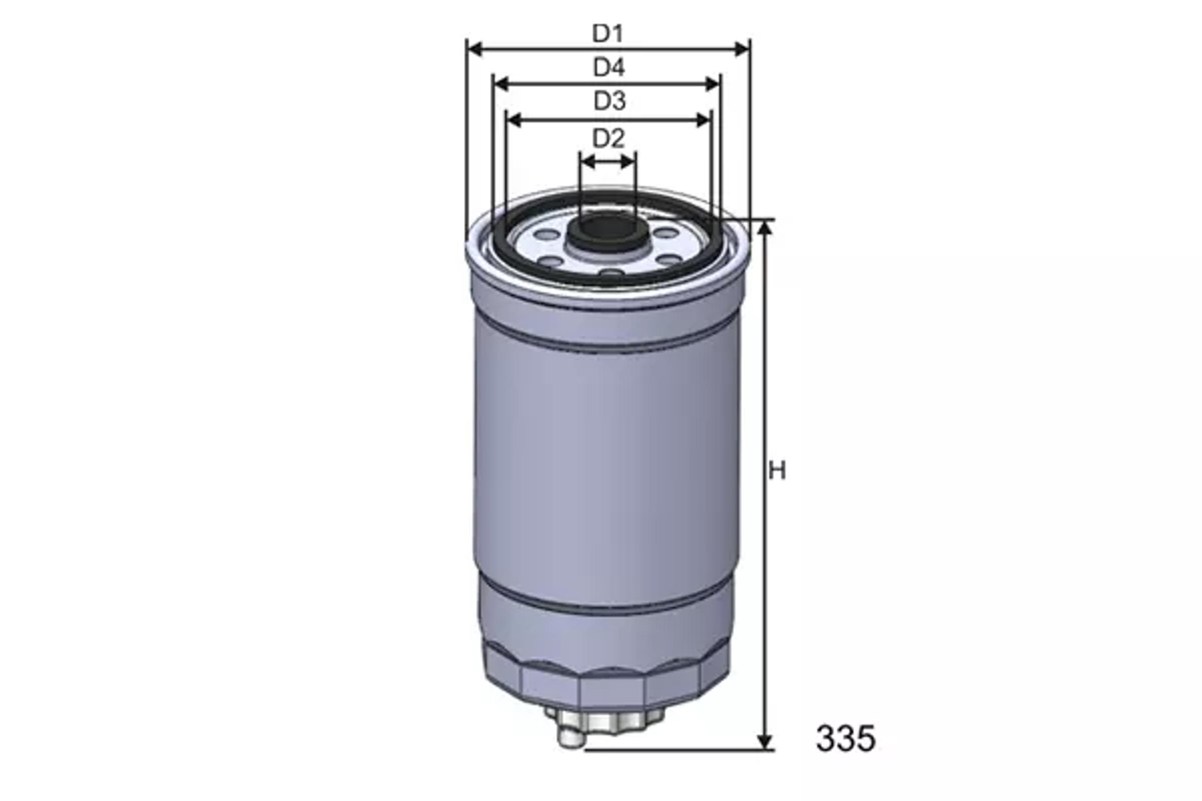 Фильтр топливный MISFAT M625