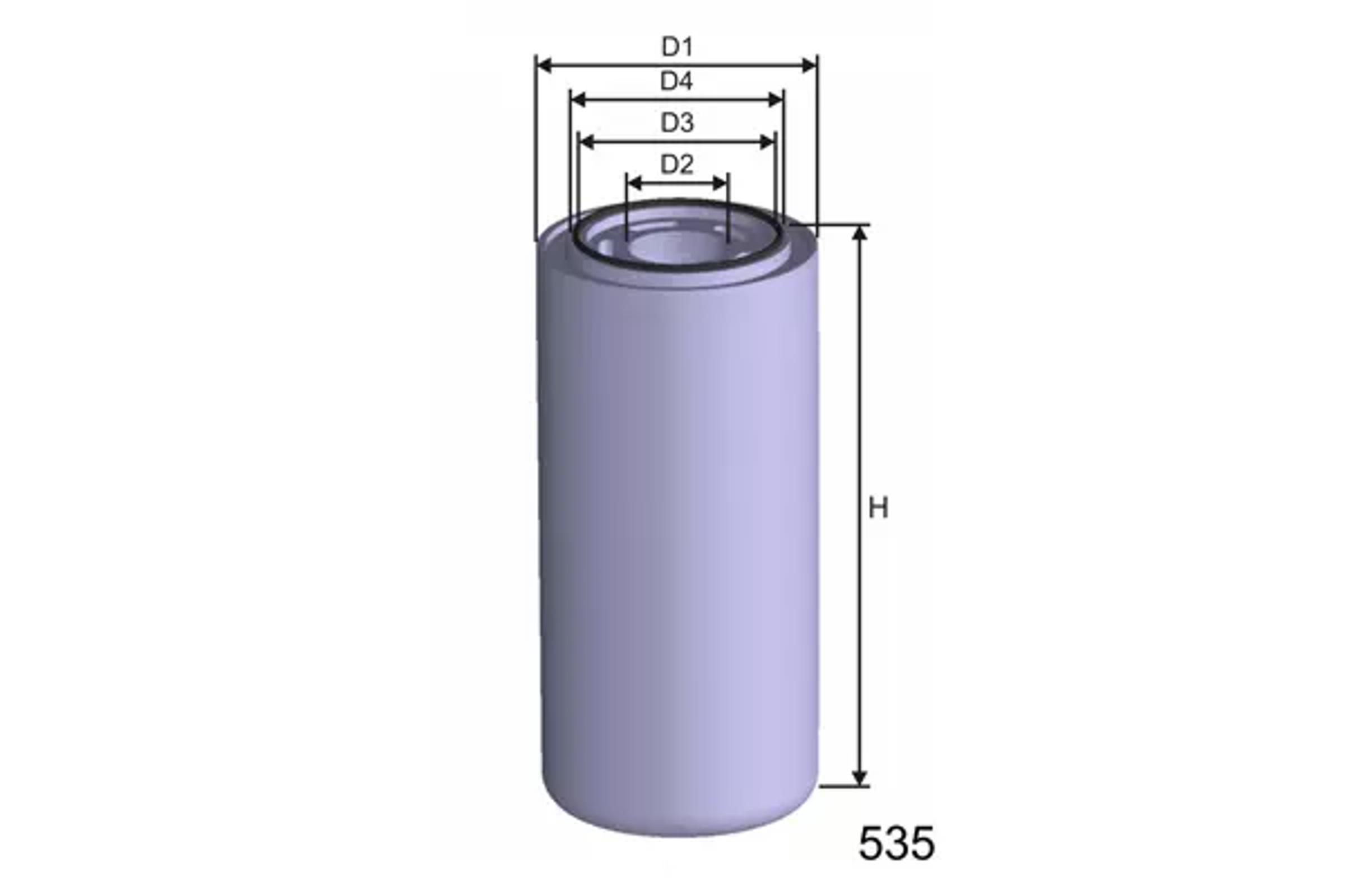 Фильтр масляный MISFAT Z144