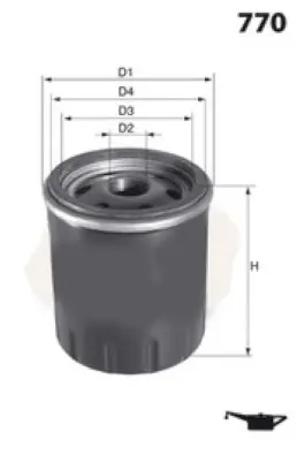 Фильтр масляный MISFAT Z145