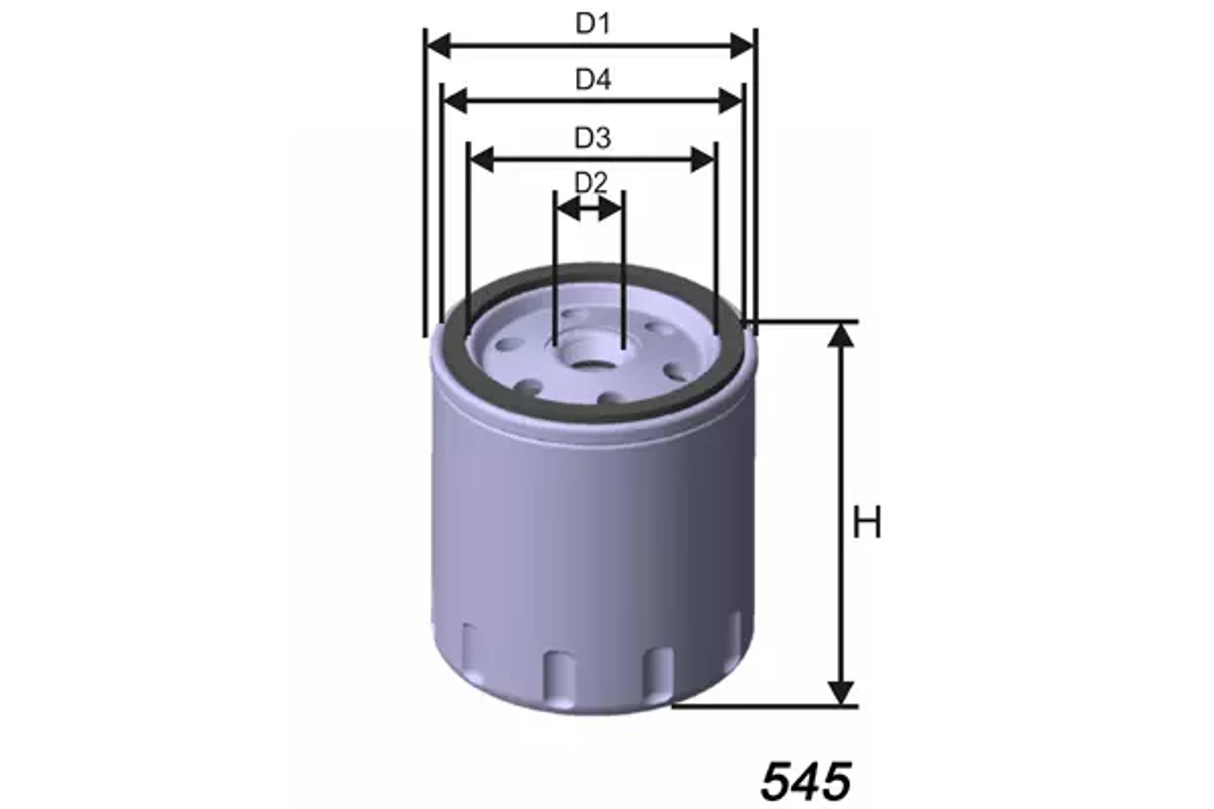 Фильтр масляный MISFAT Z445