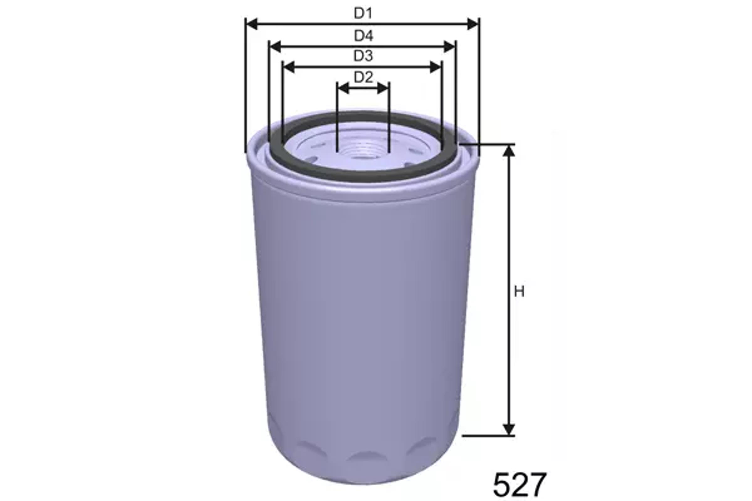 Фильтр масляный MISFAT Z469