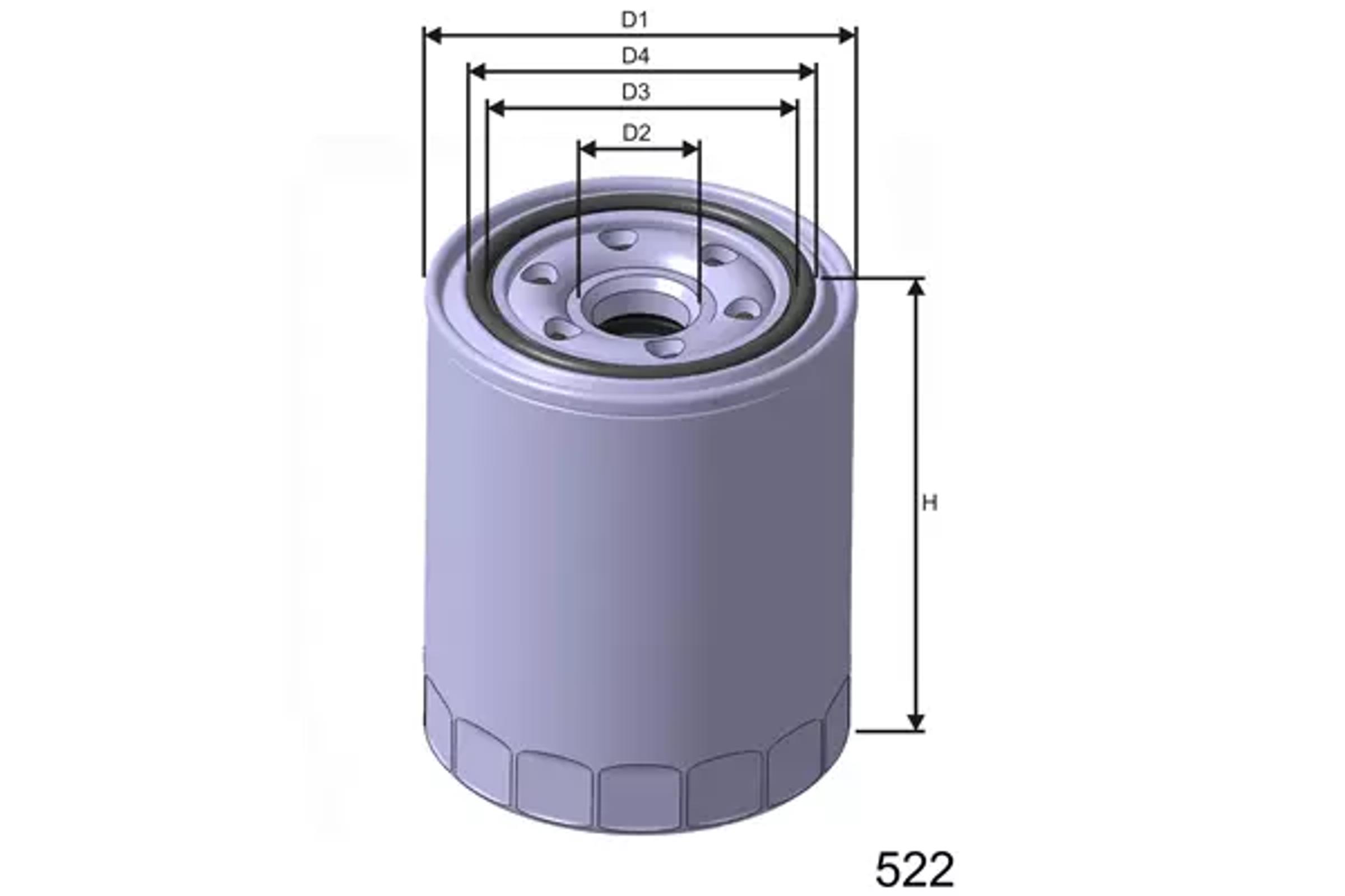Фильтр масляный MISFAT Z476