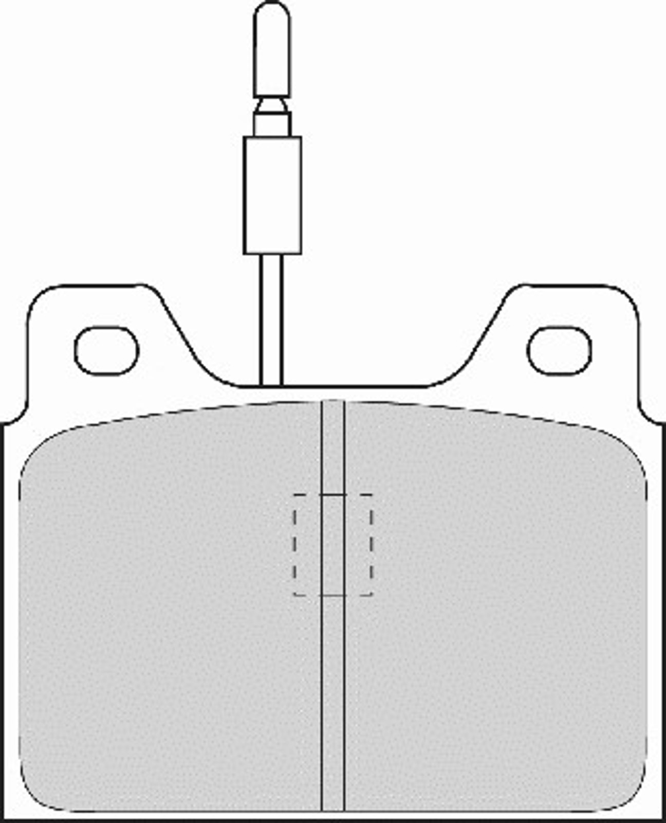 Колодки тормозные дисковые NECTO FD254A