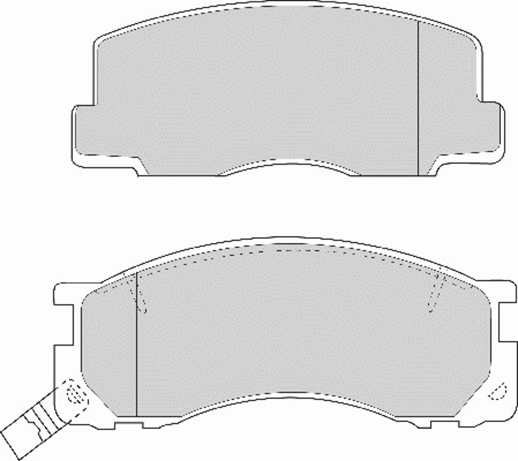 Колодки тормозные дисковые NECTO FD6669A