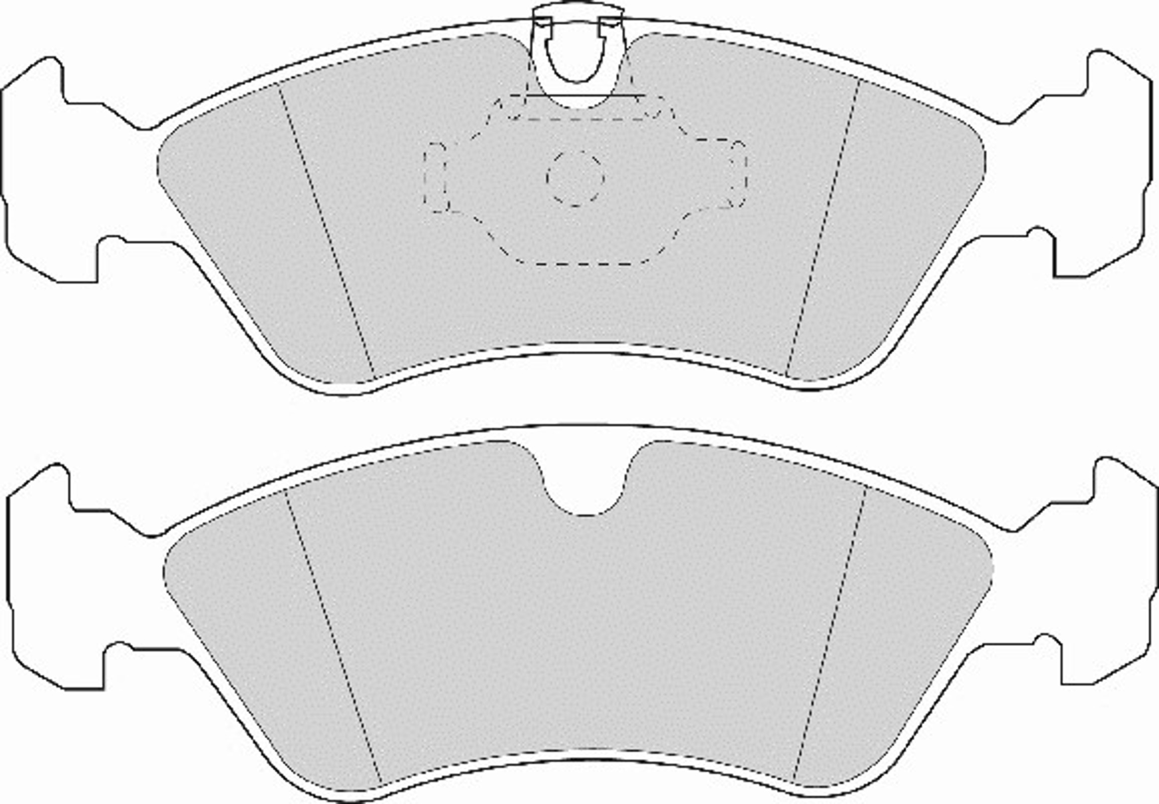 Колодки тормозные дисковые NECTO FD6709A