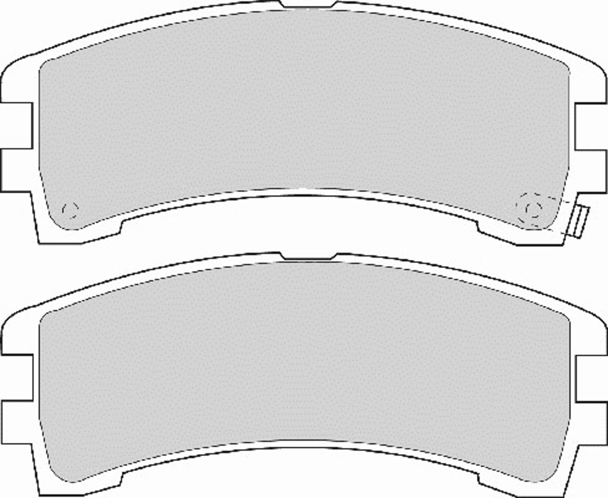 Колодки тормозные дисковые NECTO FD6748A