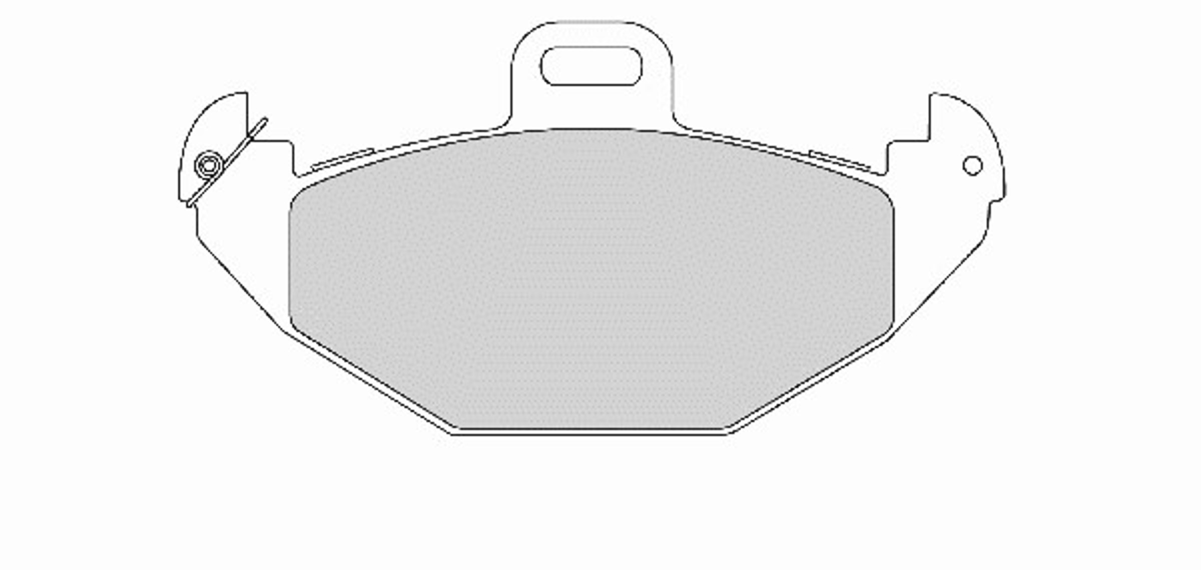 Комплект тормозных колодок дисковый тормоз NECTO FD6776A