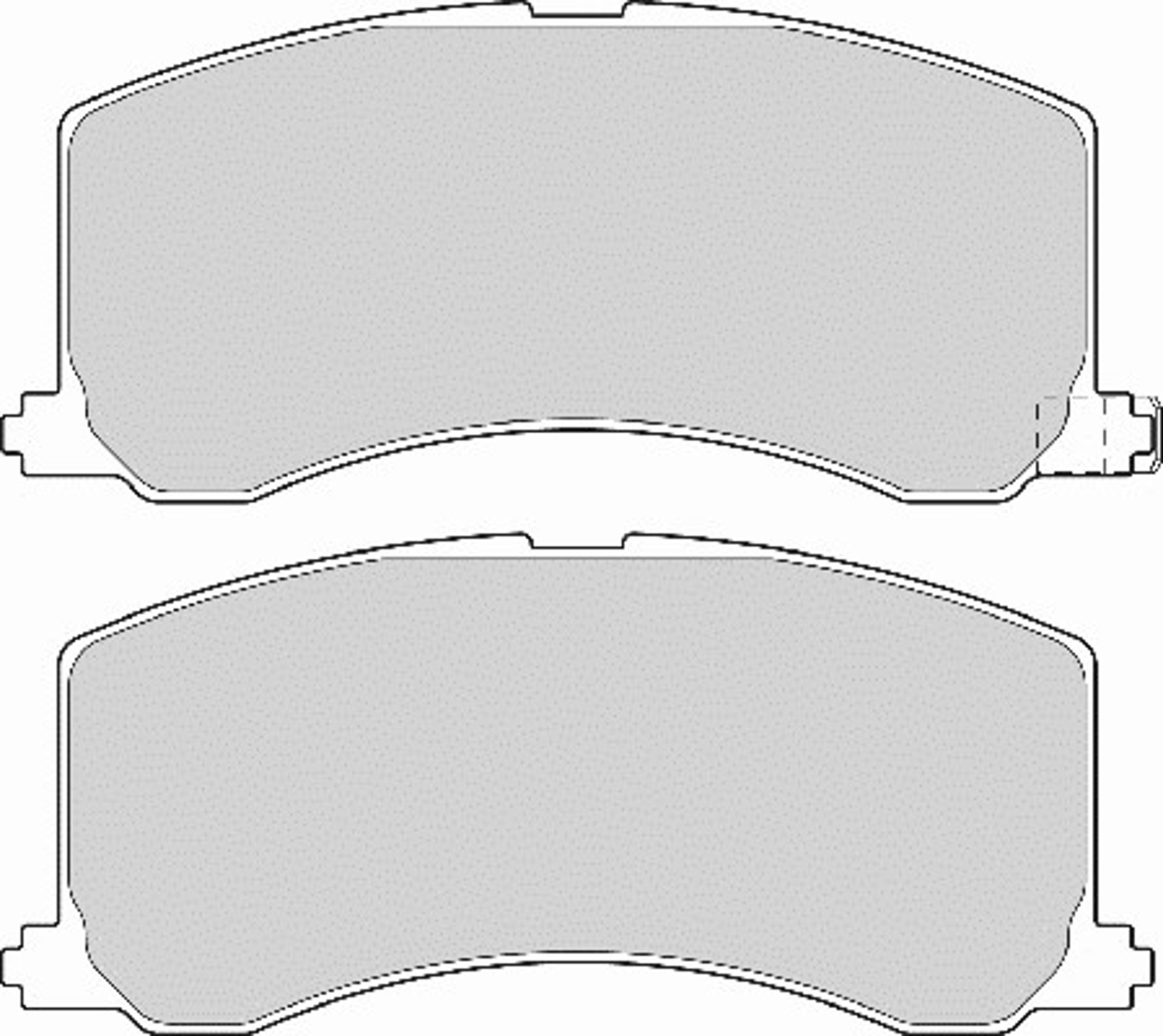 Колодки тормозные дисковые NECTO FD6834A