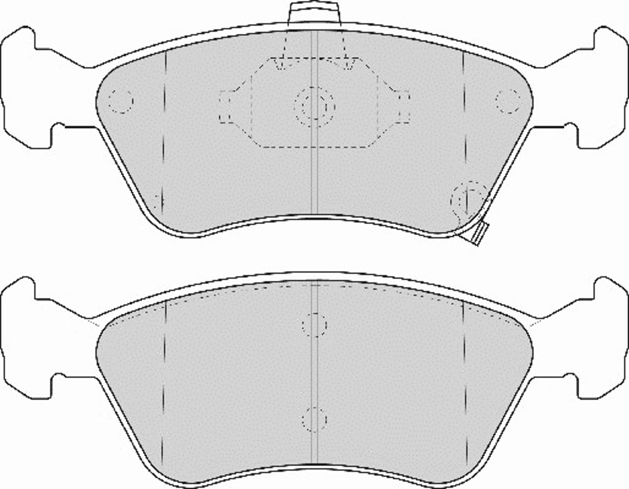 Колодки тормозные дисковые NECTO FD6840A