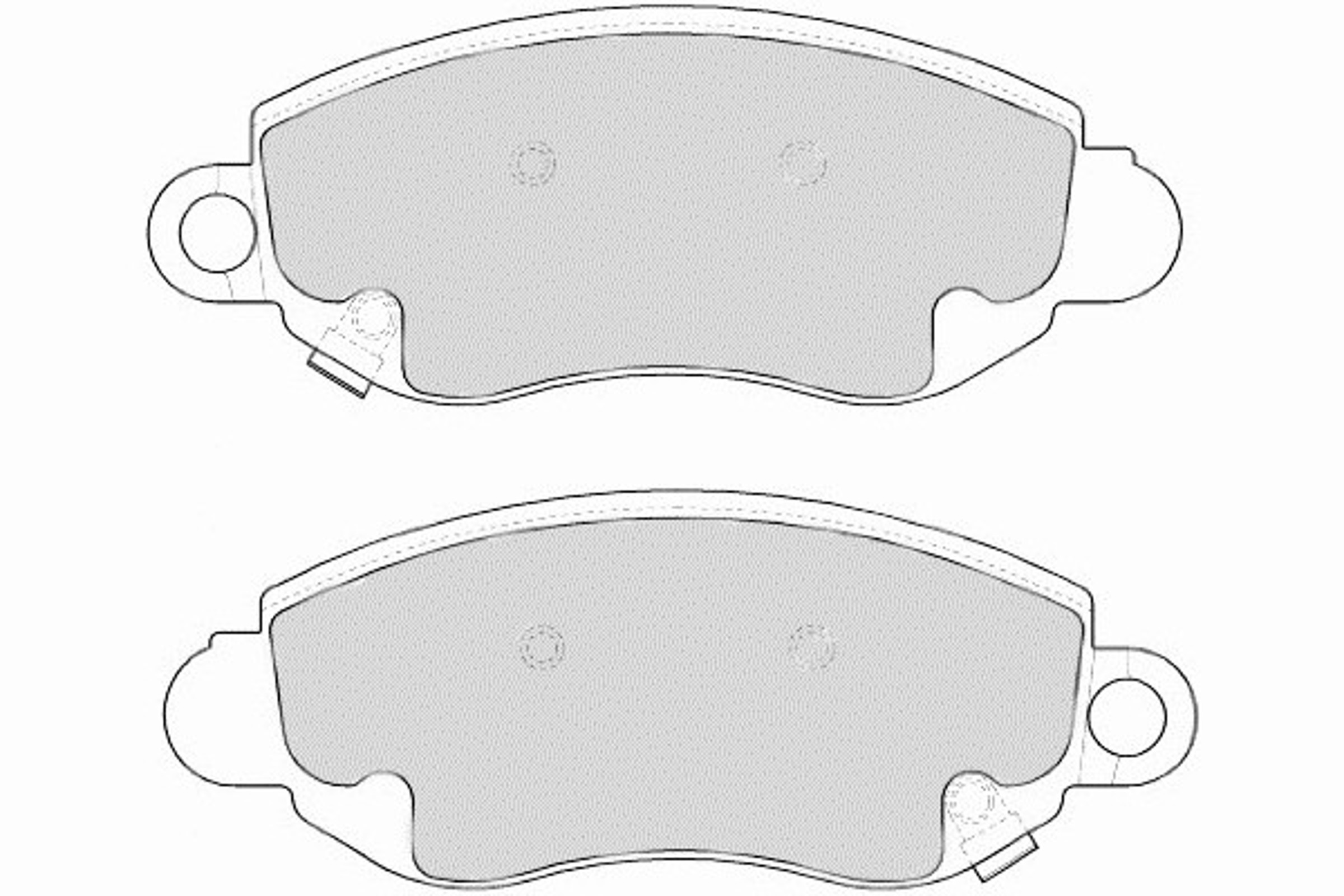Колодки тормозные дисковые NECTO FD6848V