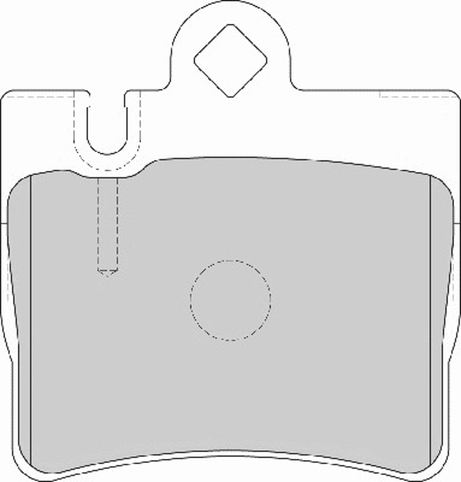 Колодки тормозные дисковые NECTO FD7009A