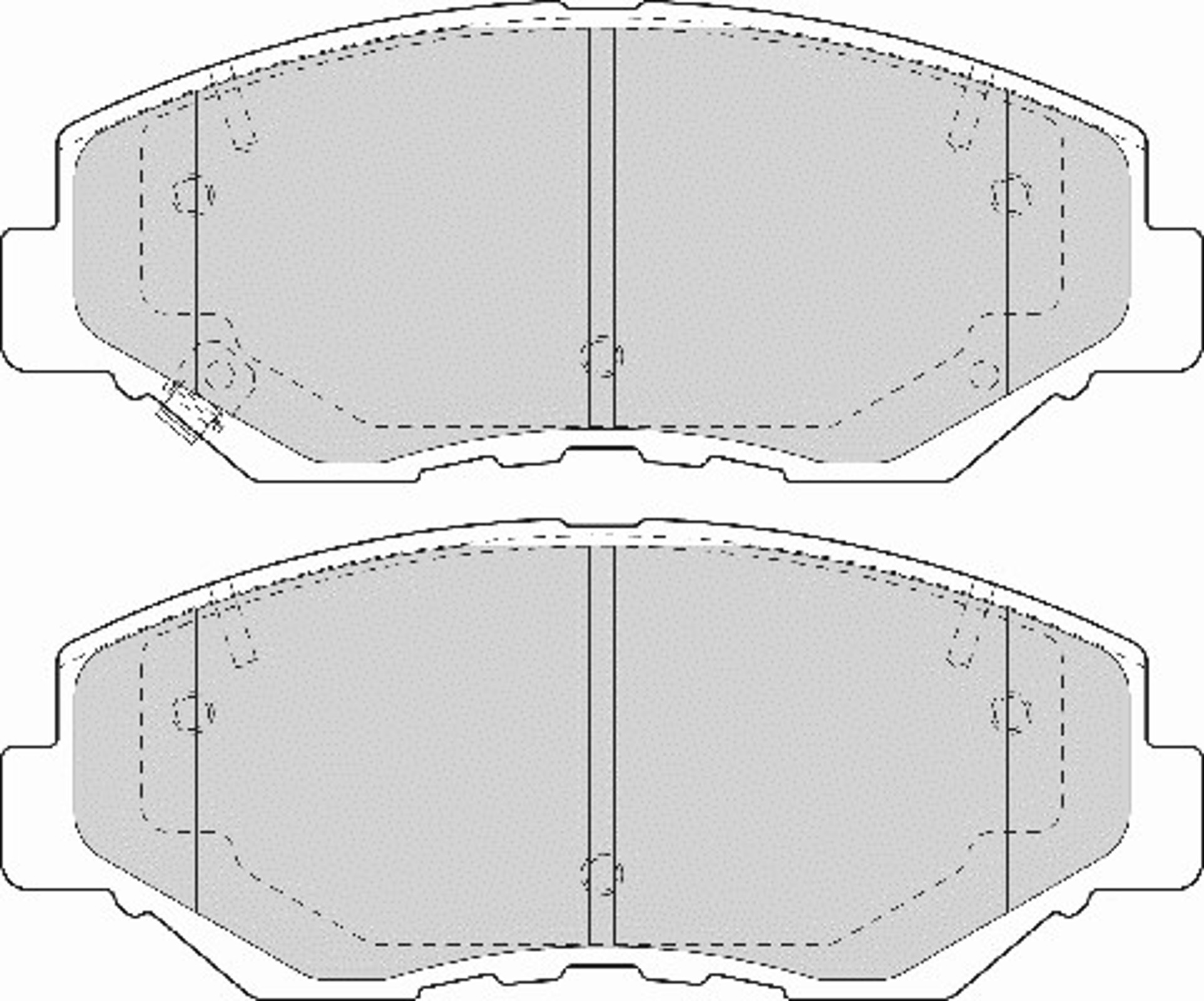 Колодки тормозные дисковые NECTO FD7091A