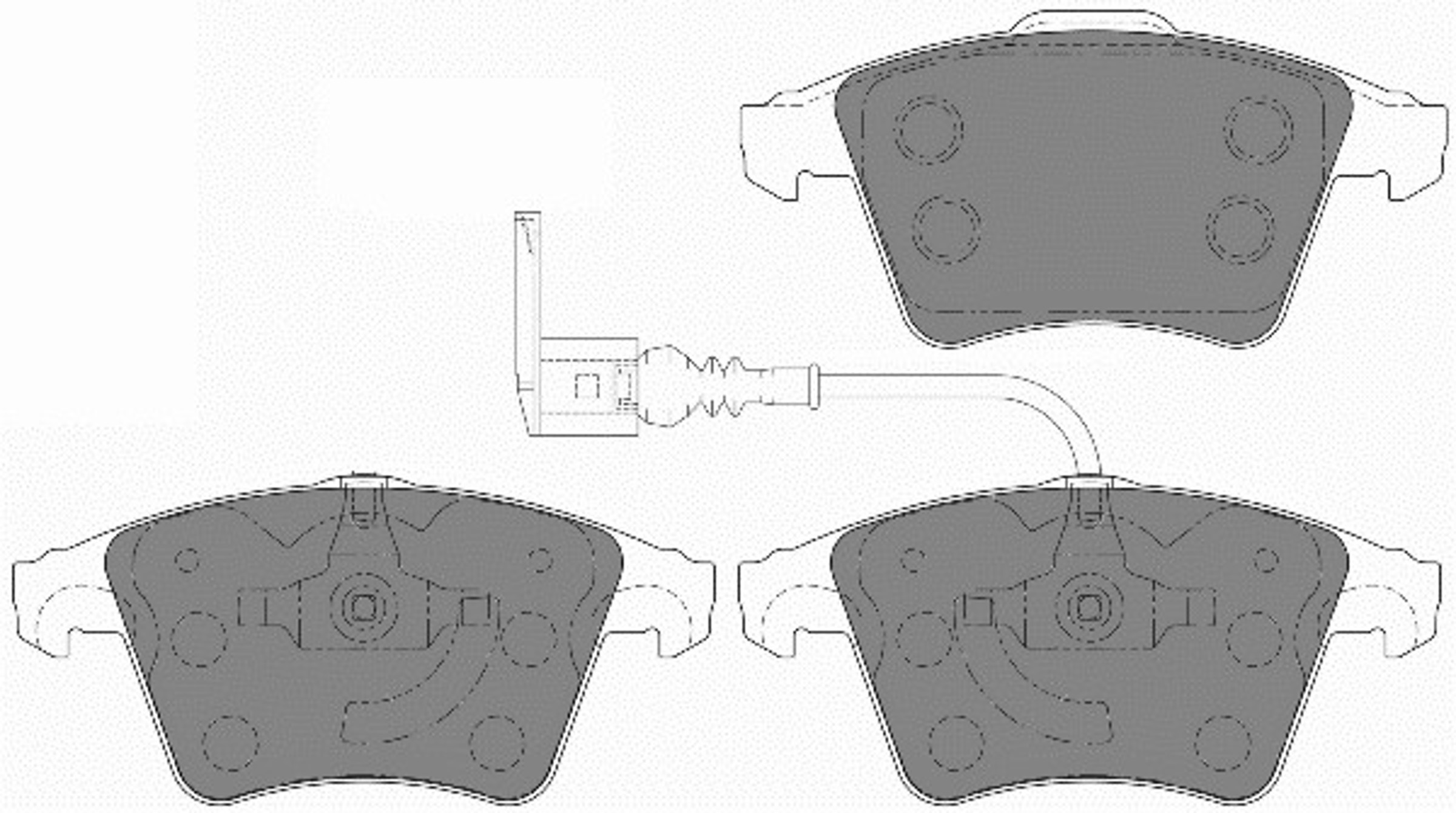 Колодки тормозные дисковые NECTO FD7156V