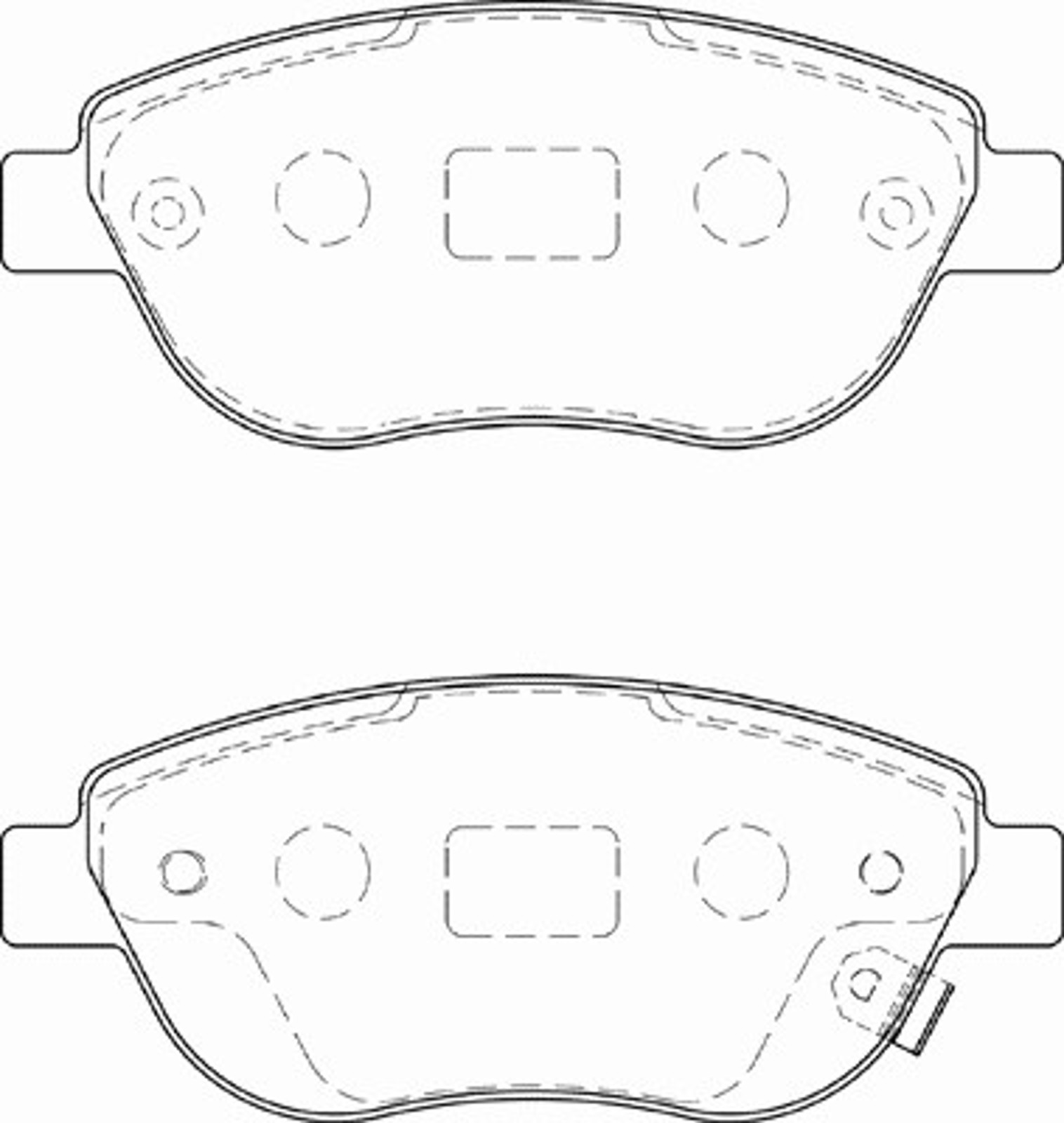 Колодки тормозные дисковые NECTO FD7262A