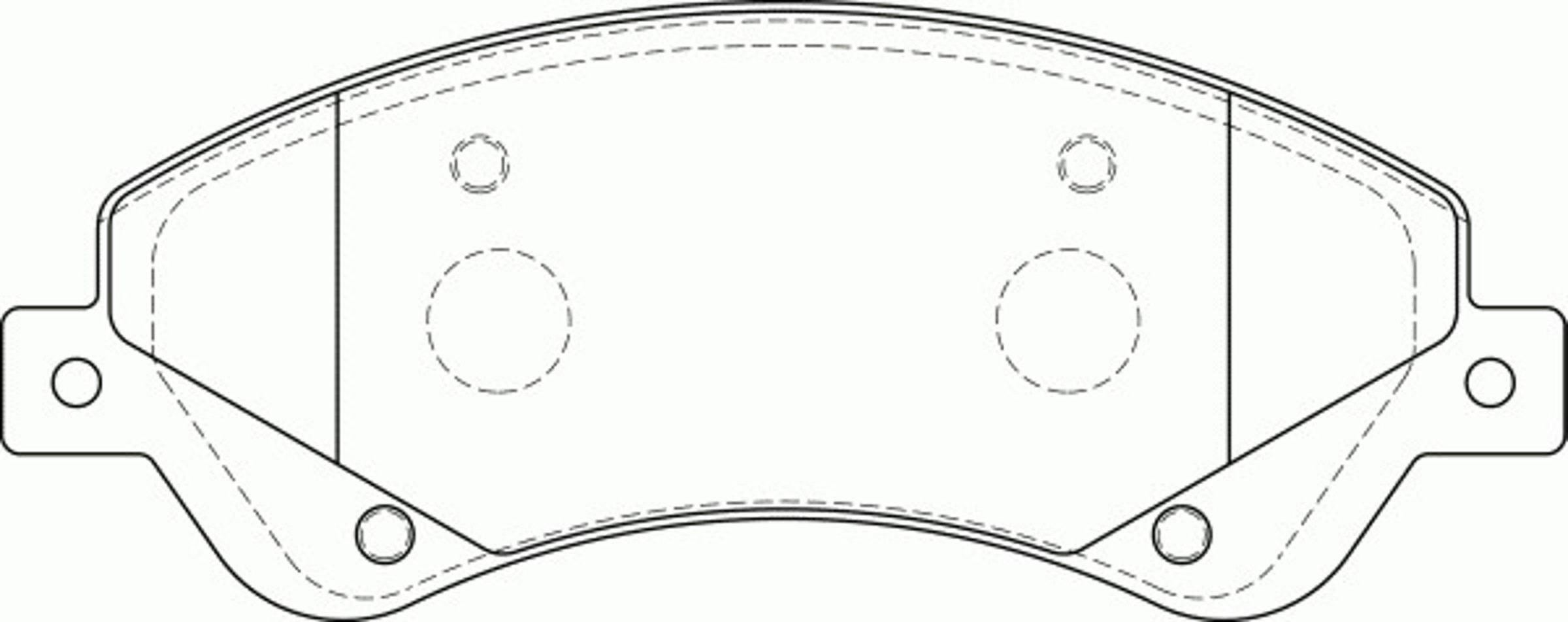 Колодки тормозные дисковые NECTO FD7272V