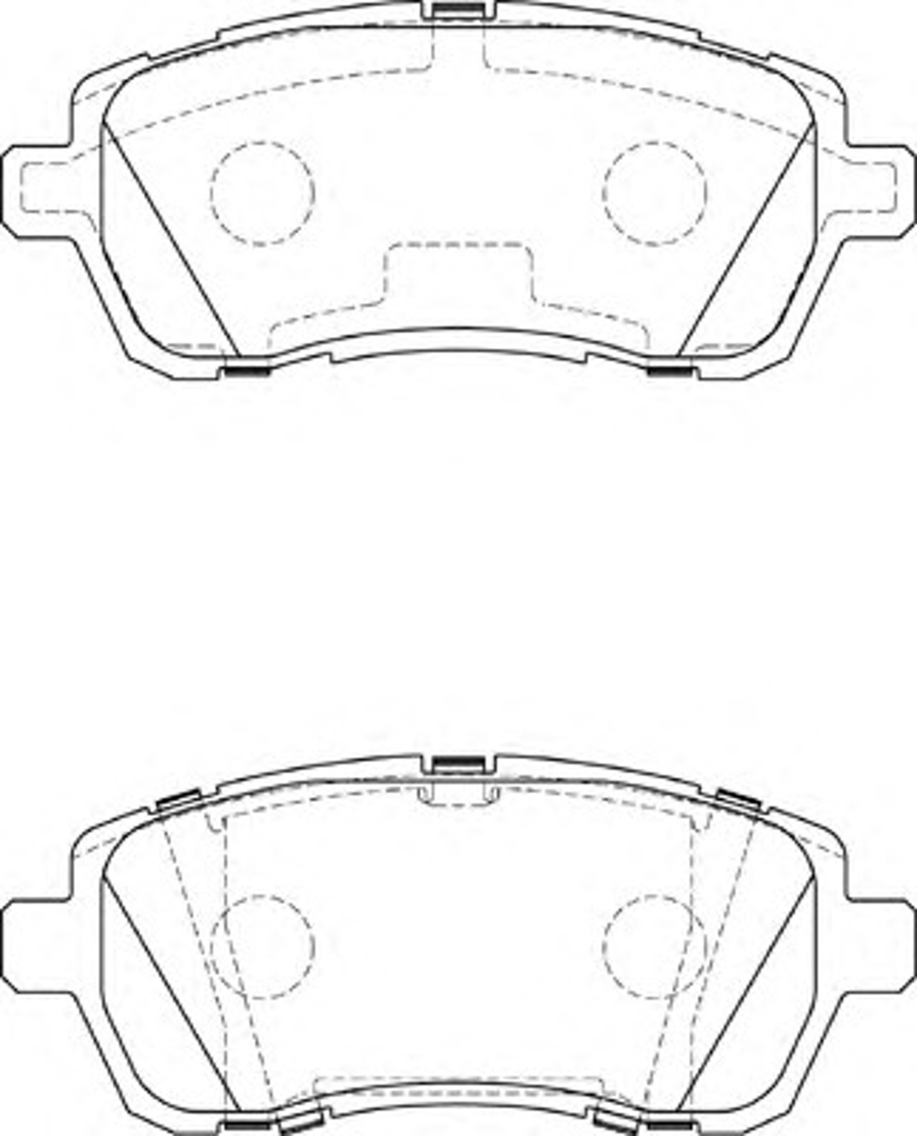Колодки тормозные дисковые NECTO FD7390A