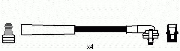 Комплект проводов зажигания NGK 0633
