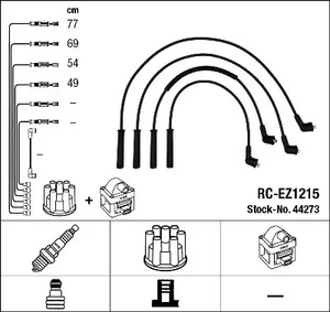 Комплект проводов зажигания NGK 44273