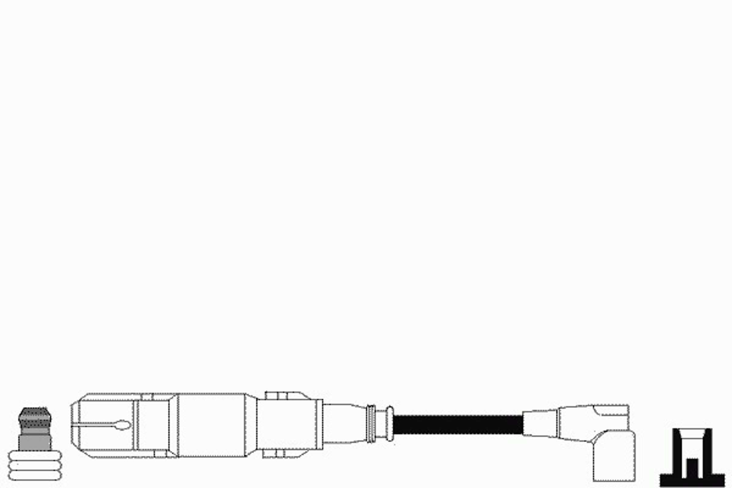 Провод высоковольтный NGK 44097