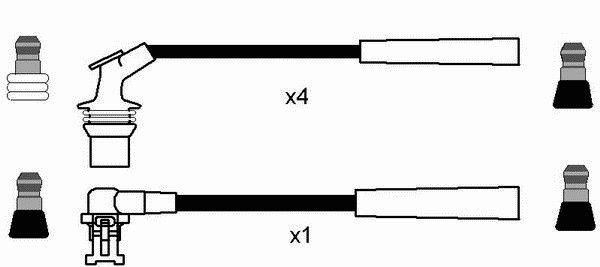 Комплект проводов зажигания NGK 8493