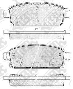 Тормозные колодки NIBK PN0392
