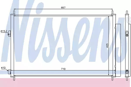 Радиатор кондиционера NISSENS 940021