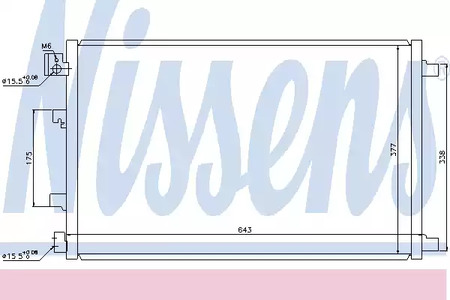 Радиатор кондиционера NISSENS 940039