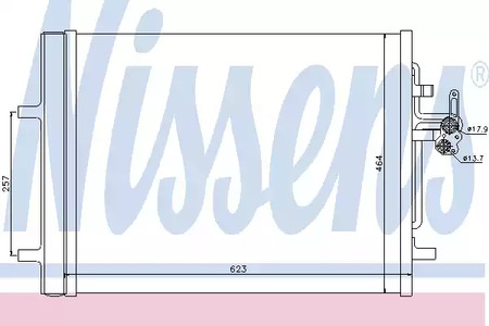 Конденсатор кондиционера NISSENS 940155