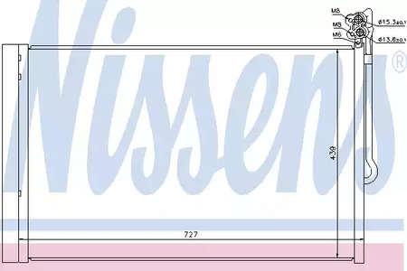 Радиатор кондиционера NISSENS 940157