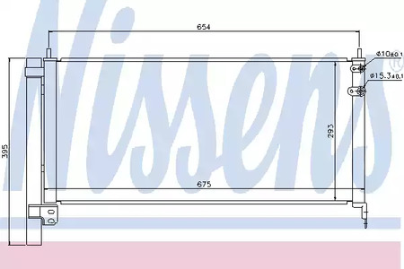 Радиатор кондиционера NISSENS 940175
