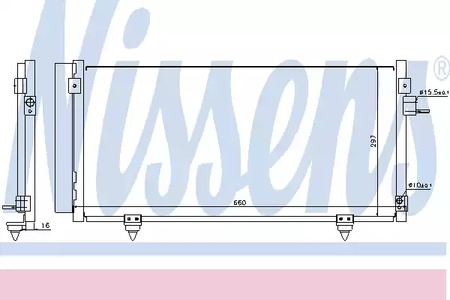 Радиатор кондиционера NISSENS 940257