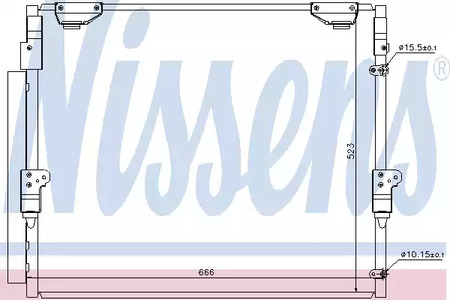 Радиатор кондиционера NISSENS 940304