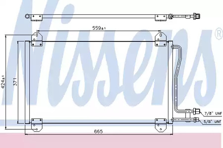 Конденсатор кондиционера NISSENS 94225