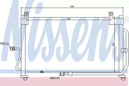 Конденсатор кондиционера NISSENS 94411