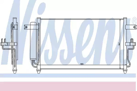 Конденсатор кондиционера NISSENS 94453