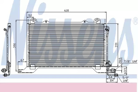 Конденсатор кондиционера NISSENS 94425