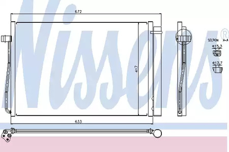 Конденсатор кондиционера NISSENS 94679