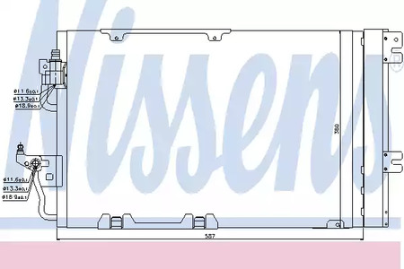 Конденсатор кондиционера NISSENS 94807
