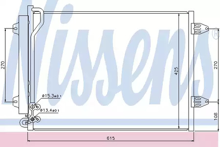 Конденсатор кондиционера NISSENS 94831