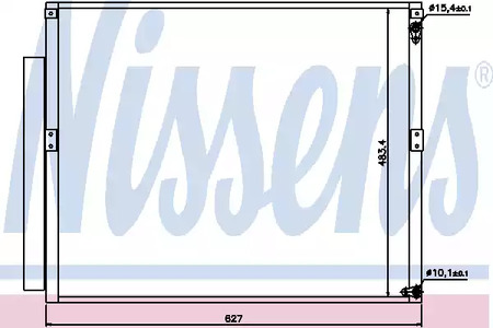 Радиатор кондиционера NISSENS 94919