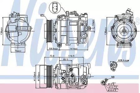 Компрессоры NISSENS 89092