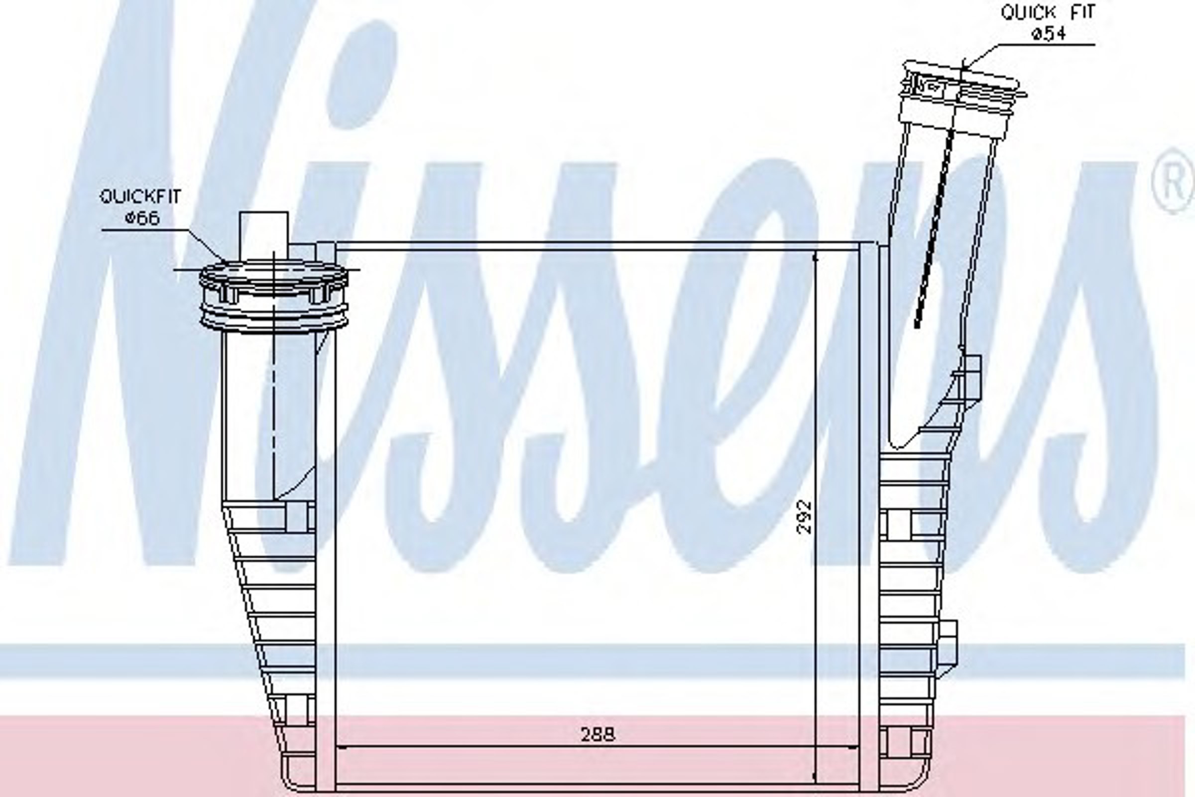 Интеркулер NISSENS 96611